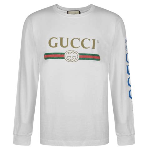 gucci fake logo long sleeve t shirt|cheap gucci long sleeve shirts.